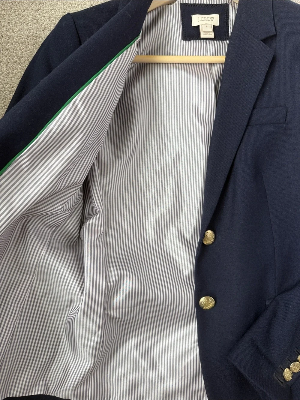 J. Crew Navy Blazer
